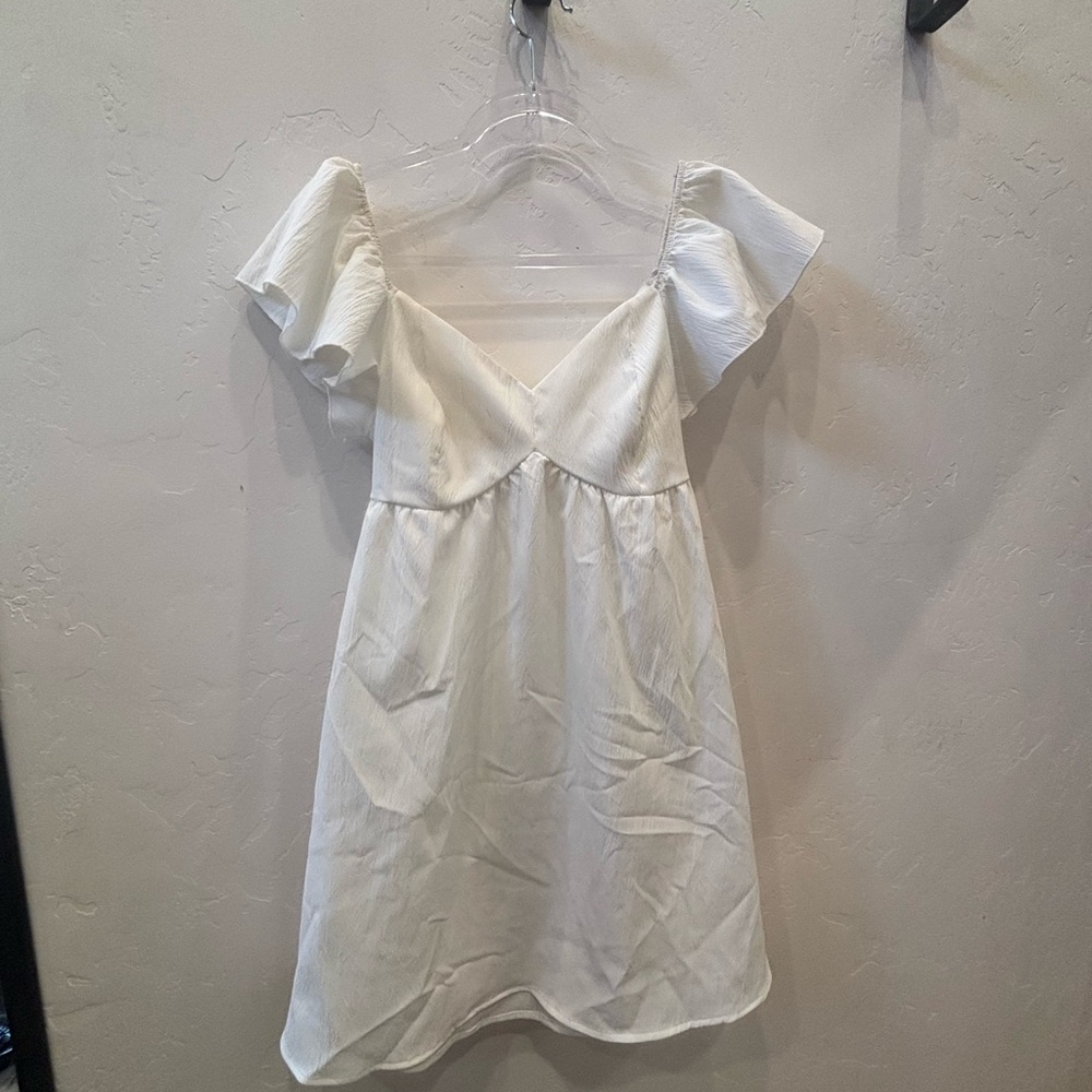 white summer dress